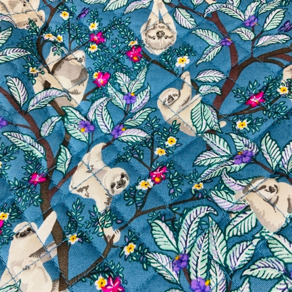 🌸Vera Bradley Campus Backpack Sloth Hanging Around Spring Break - Picture 8 of 9